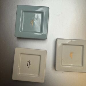 Tea Forte Tea Bag Trays Set of 1 White, Ceramic, For Silken Tea New w/o box
